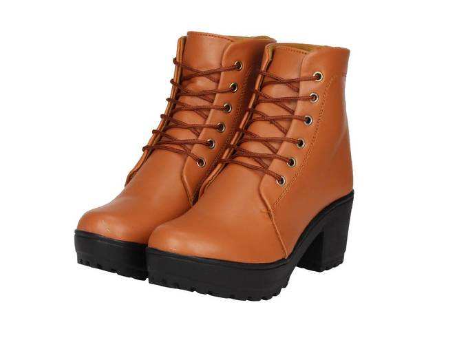 FASHIMO Women&#39;s Leather Ankle Boots
