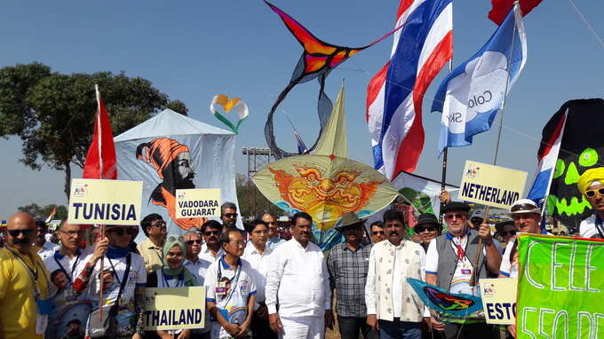 ​ಅಂತಾರಾಷ್ಟ್ರೀಯ ಮಟ್ಟದ ಗಾಳಿಪಟ ಪ್ರವೀಣರು ಭಾಗಿ