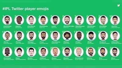 ટ્વિટરે IPL10 માટે તૈયાર કર્યાં ખેલાડીઓનાં emojis