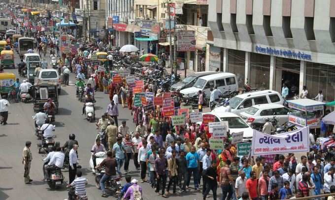 લાલજી પટેલે પણ રેલીમાં હાજરી આપી