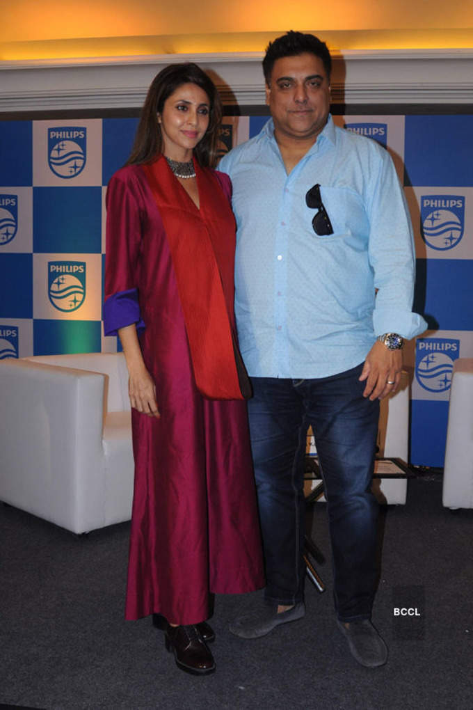 Ram & Gautami at Philips press conference