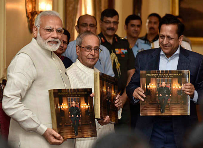 PM Modi launches book on Pranab Mukherjee