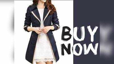 Amazon से खरीदें Women’s Long Coat,भारी डिस्‍काउंट पर