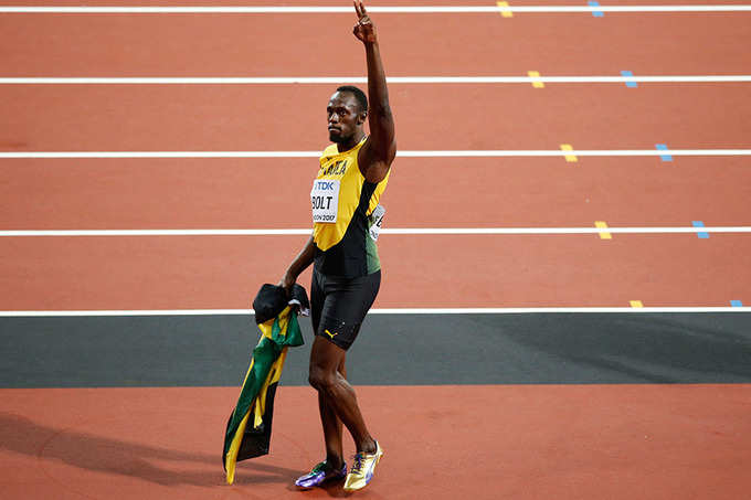 Usain Bolt’s final 100-meter race at the world championships