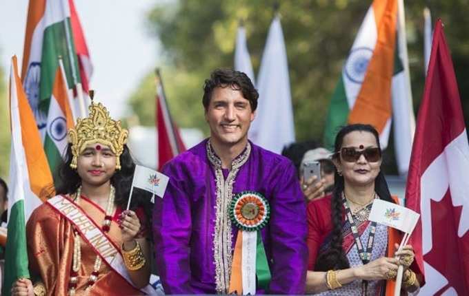 Canadian PM wore kurta for India Day Parade