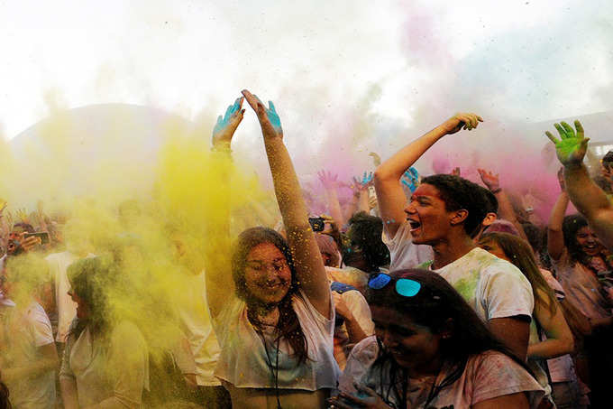 Europe celebrates the festival of color