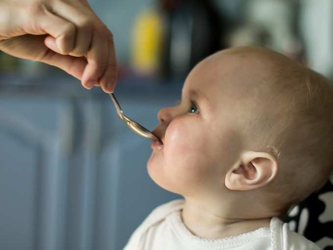 Feeding a child