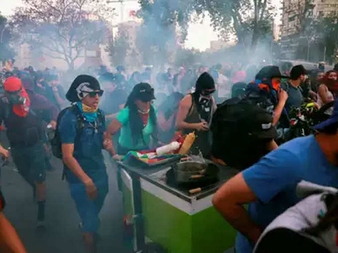 ​चिली में विरोध प्रदर्शन