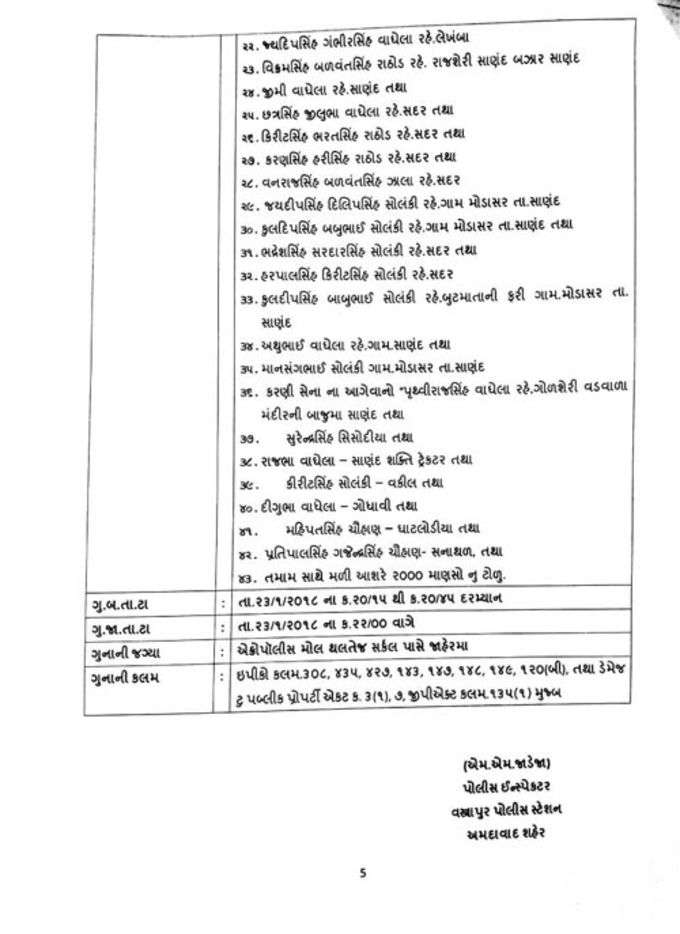 43 લોકો સામે નોંધાઈ ફરિયાદ