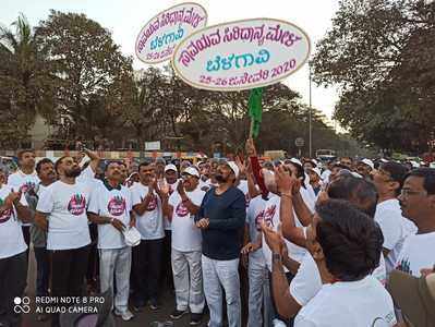 ಬೆಳಗಾವಿ: ಸಾವಯವ-ಸಿರಿಧಾನ್ಯ ನಡಿಗೆಗೆ ಚಾಲನೆ ನೀಡಿದ ಡಿಸಿಎಂ ಲಕ್ಷ್ಮಣ ಸವದಿ