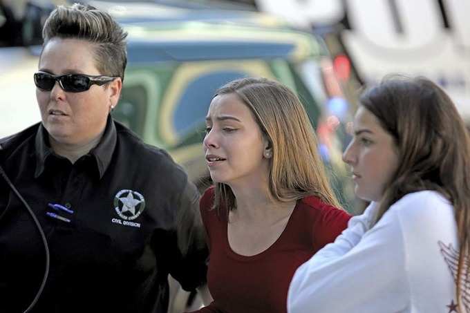 Heart-wrenching photos from Florida school shooting