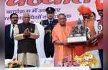 Yogi Adityanath celebrates Shivaji jayanti