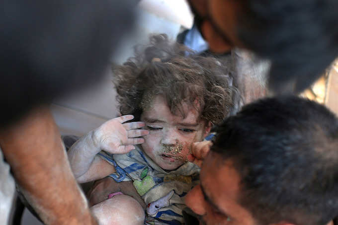 Syria: Tear-jerking photos of helpless children