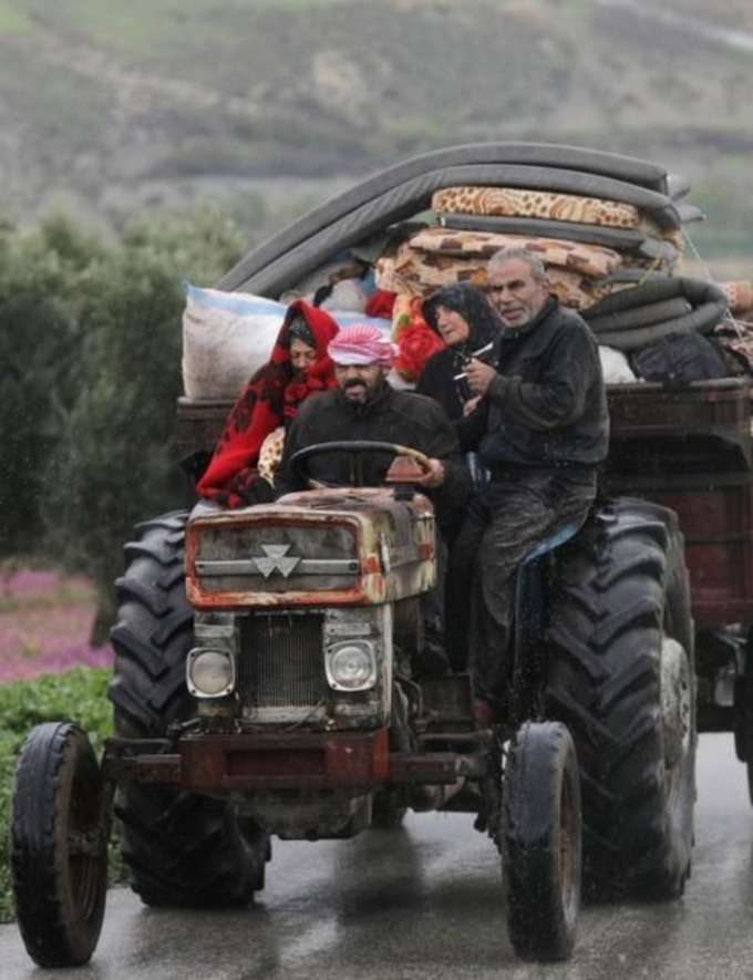 Residents flee Syria’s Afrin region