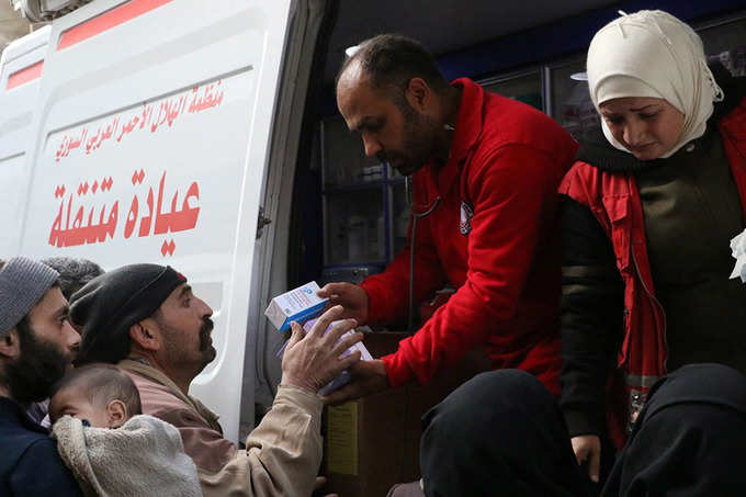 Aid convoy forced to leave Syria’s Ghouta