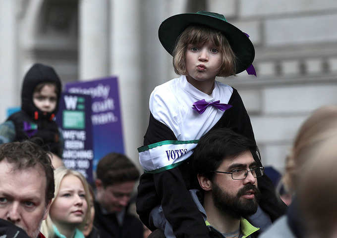 March4Women: Thousands rally for gender equality in London