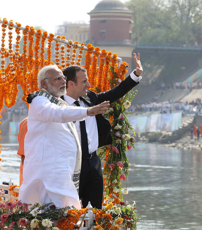 When PM Modi and Macron took a boat ride