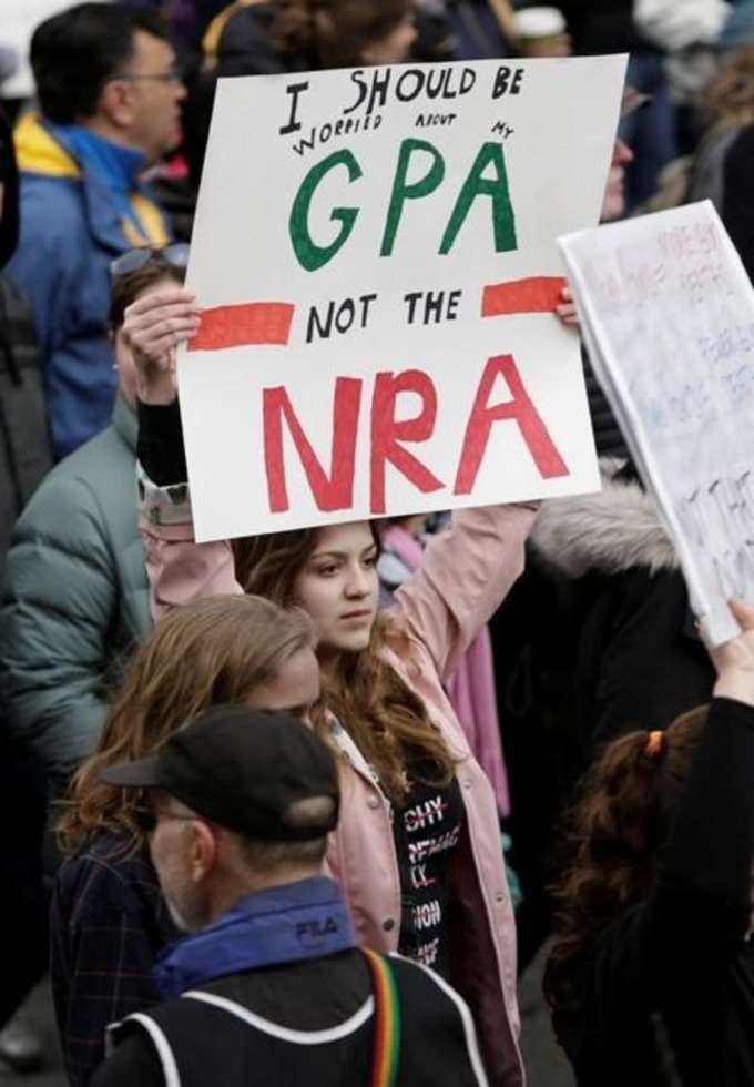 Thousands join March for Our Lives anti-gun protests