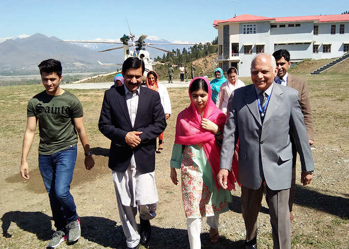 Nobel winner Malala visits hometown