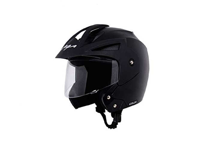 Half Face Helmet (Black, M)