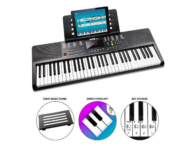 Key Portable Electric Keyboard Piano With Power Supply