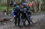 Clashes between French police and eco-activists turn violent