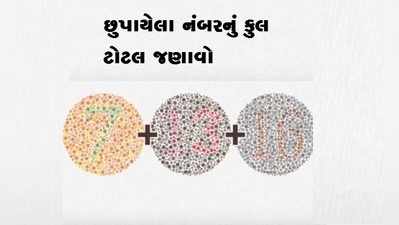 પઝલઃ અહીં છુપાયેલા નંબરનું કુલ ટોટલ જણાવો