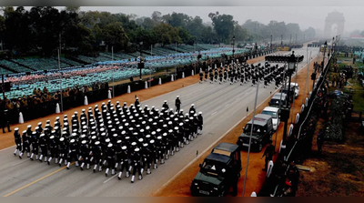 അതീവ സുരക്ഷയിൽ രാജ്യം 71ാം റിപ്പബ്ലിക് ദിനം ആഘോഷിക്കുന്നു; കറുത്ത വസ്ത്രങ്ങൾക്ക് നിയന്ത്രണം