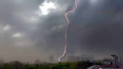 દિલ્હી-NCRમાં આંધી અને વરસાદ, ફ્લાઇટ્સ રદ, મેટ્રો થંભી