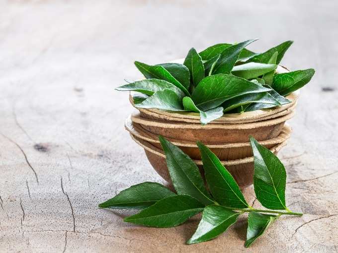 Curry leaves for grey hair