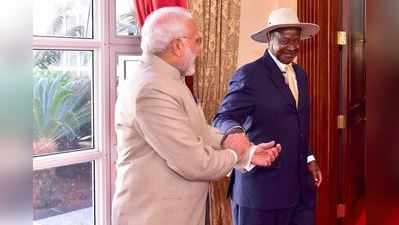 યુગાંડા: PM મોદીએ જૉક સંભળાવીને કર્યા ભારતીય મશીનોના વખાણ