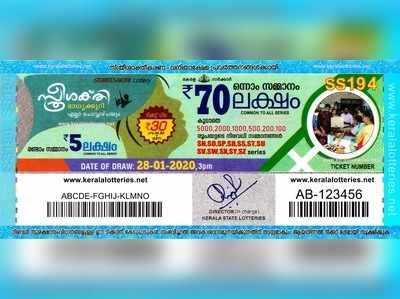 SS 194 Lottery: സ്ത്രീശക്തി ലോട്ടറി നറുക്കെടുപ്പ് ഇന്ന് മൂന്ന് മണിയ്‍ക്ക്