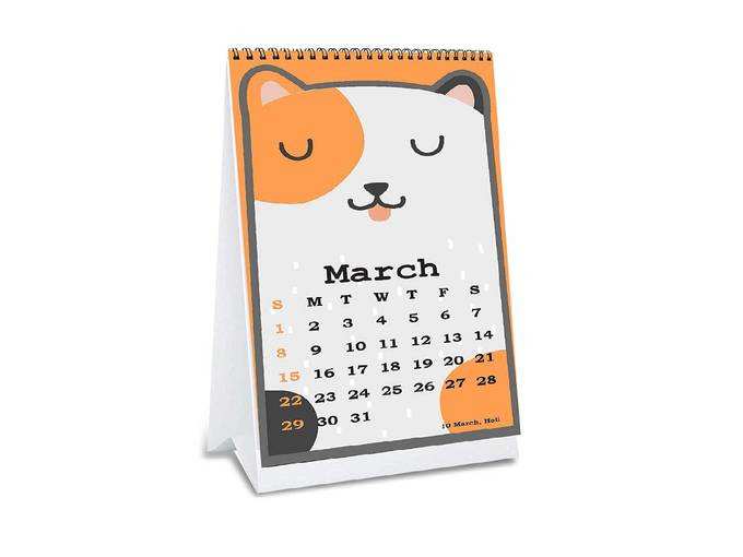 desk calendar