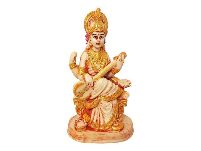 Hindu Goddess Maa Saraswati Decorative Statue for Temple/Home