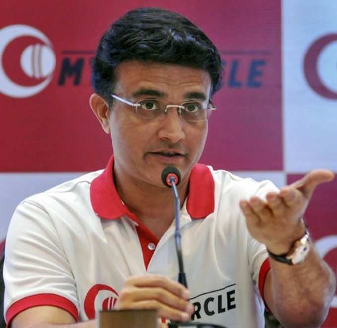 Kolkata: BCCI President Sourav Ganguly speaks with media during an event of fant...