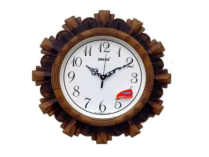 Oreva Plastic Vintage Wall Clock