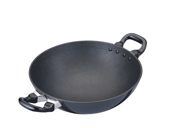 Hawkins Futura Non-Stick Kadhai Deep-Fry Pan, 2.5 Litres