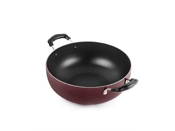 Cello Non-Stick Induction Compatible Deep Kadhai Without Lid