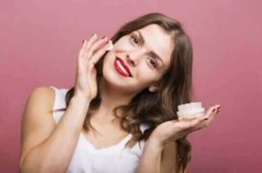 apply home made night cream on face for glowing skin