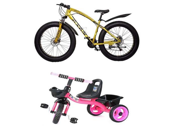 Kids Bicycle for 2 to 5 Year Fully Adjustable with Back Support