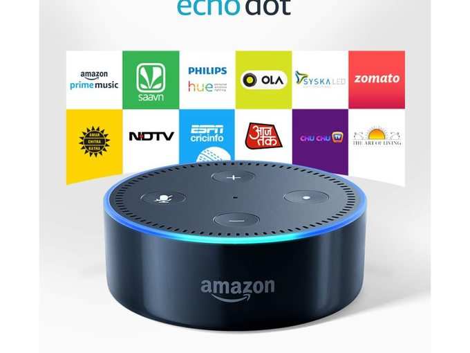 Certified Refurbished Echo Dot (2nd Gen) - Smart speaker with Alexa (Black)