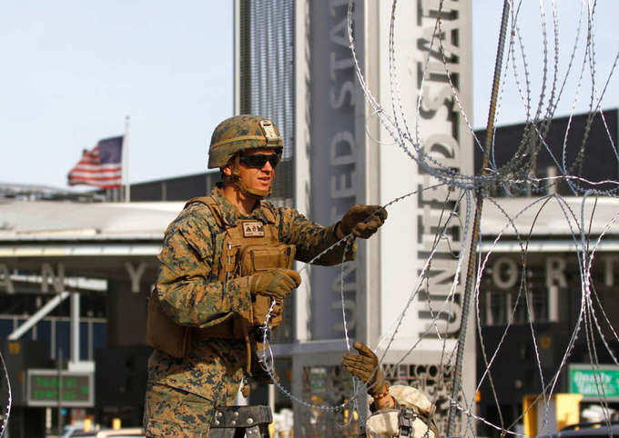 US deploying 7,000 troops at Mexico border 