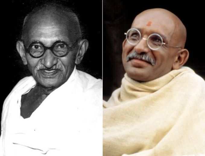 Gandhi - ben kingsley as Gandhi