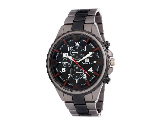 IIk Collection Watches Analog Black Dial Men&#39;s Watch