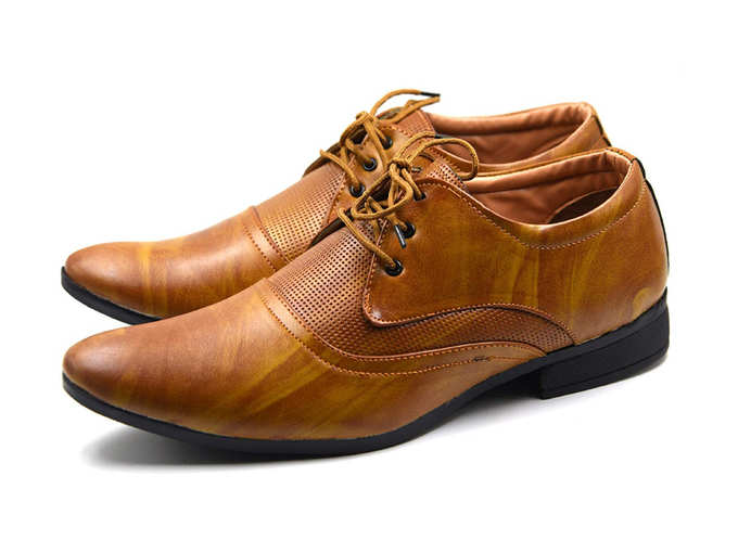 Leather Formal Derby Shoes for Men