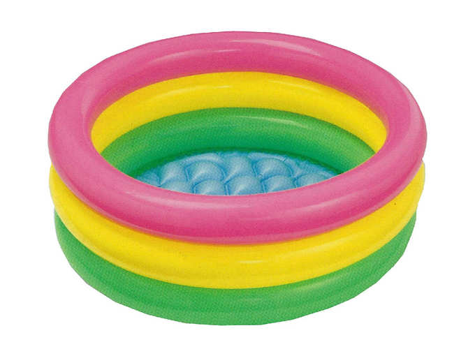 Intex Inflatable Kids Bath Tub-3Ft,Multicolor