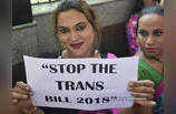 Transgender community protests against Transgender Persons Bill