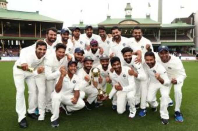 ભારતીય ટીમની ઐતિહાસિક જીત