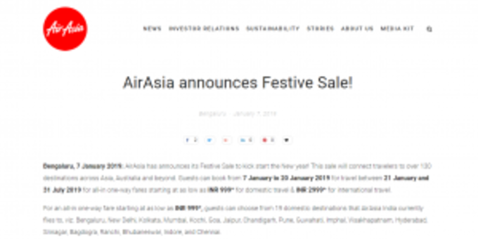 Air Asiaએ લૉન્ચ કરી ઓફર