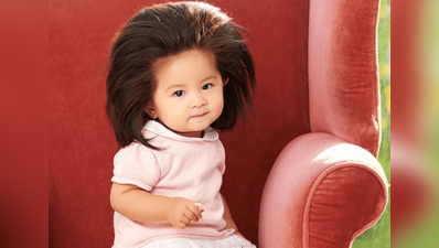 વાળને કારણે ઈન્સ્ટાગ્રામમાં હિટ છે આ ક્યુટ બેબી, 1 વર્ષની ઉમરે મળી ગયો કોન્ટ્રાક્ટ